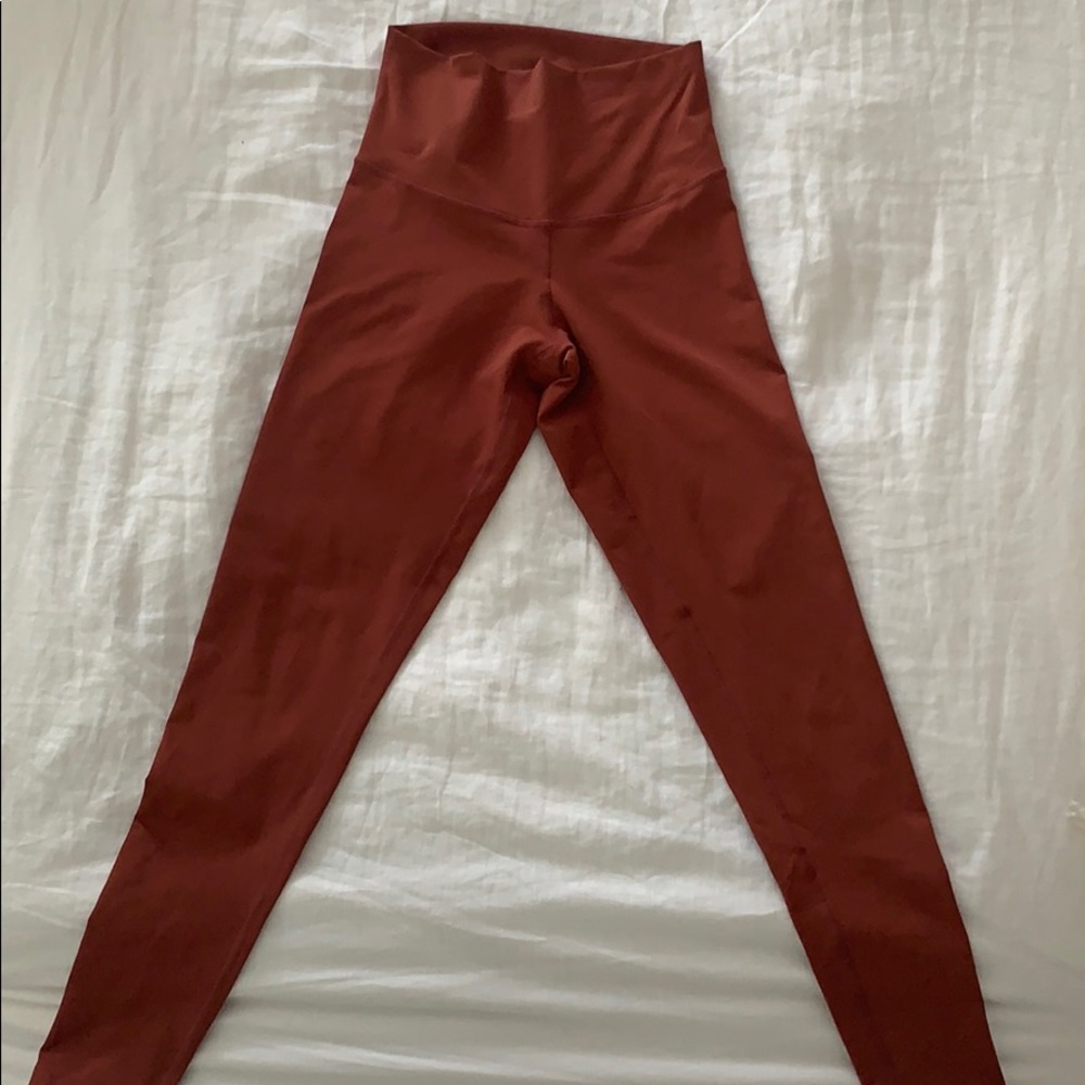 NWOT DYI Take Control Tights in Brick